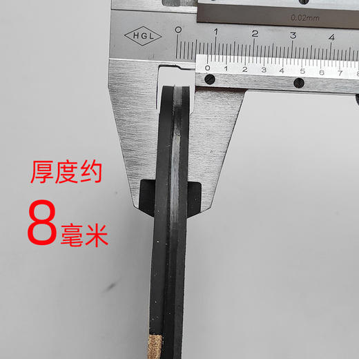 意大利进口vibram韦伯后掌镶皮革加厚后底贴皮鞋修鞋换底8mm厚521T 商品图3