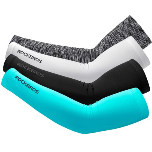 洛克兄弟（ROCKBROS） 冰丝袖套防晒男女士长款薄套袖护臂护肘护腕骑行袖套 商品图8