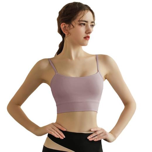 春夏新款【细肩带美背吊带文胸】跑步健身聚拢运动内衣女 露背瑜伽背心  商品图4