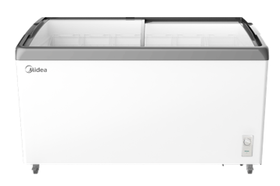 美的（202877）卧式展示柜 SD/SC-428HKM 钛钢灰