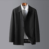 【经典中长款】罗蒙春秋装翻领老干部夹克外套男风衣男士外套夹克男 商品缩略图6
