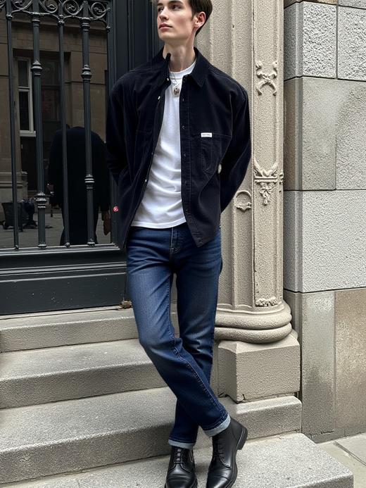 佐丹奴男装天丝牛仔裤 01114046 商品图1