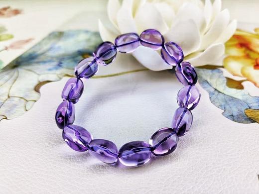 天然紫水晶单圈手串 商品图4