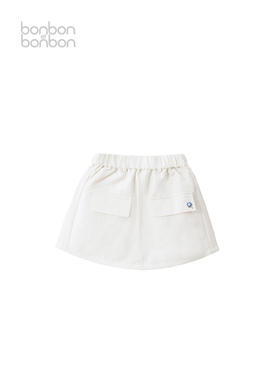 设计感绣花细节裙裤