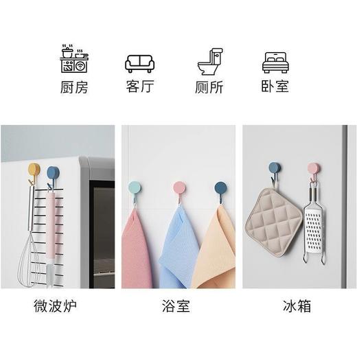 挂钩款免打孔粘钩生间粘墙卫浴创意强力粘钩全新升级无痕强力贴墙 商品图3