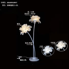 多瓣花路引2头铁架子（运费自理）