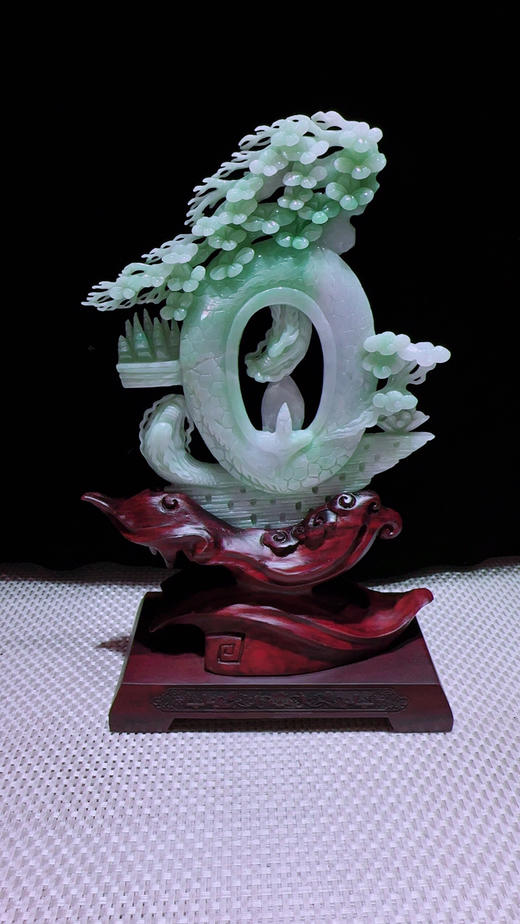 620885翡翠摆件【神龙护主】 商品图5