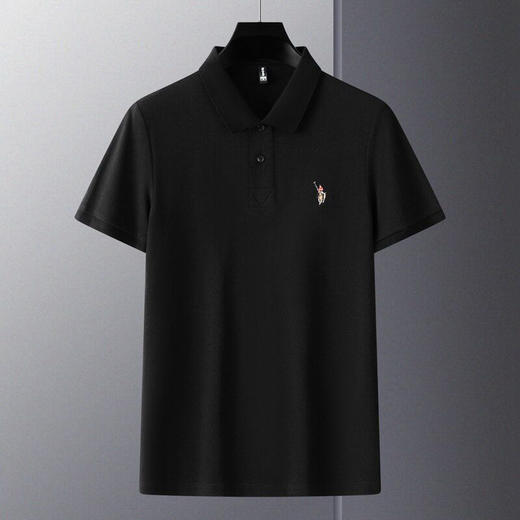 男装夏季新款polo衫上衣男士大码休闲男装短袖T恤纯色t恤衫    PSL-8393 商品图3