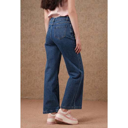 乔万尼时尚新品直筒裤牛仔裤ET3F748 商品图4