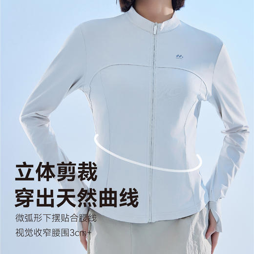 【防晒】夏季防晒衣LULU衣立领修身塑形防晒黑防晒黑【YM7363】 商品图2