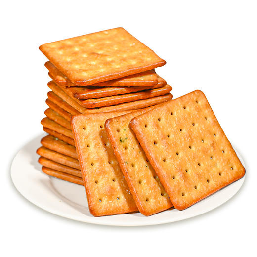 【19.9抢❗️碘盐苏打饼干】鲜葱汁苏打休闲食品，网红小吃，早餐营养酥脆整箱L 商品图4