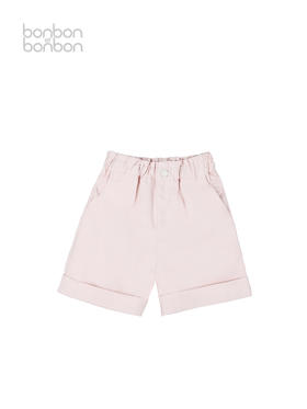 杏粉木耳边短裤