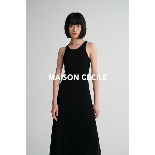 MAISON CECILE 两色/天丝羊毛one piece日常极简梨形可穿连衣裙 商品图2