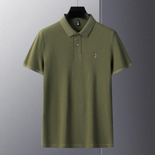 男装夏季新款polo衫上衣男士大码休闲男装短袖T恤纯色t恤衫    PSL-8393 商品图0