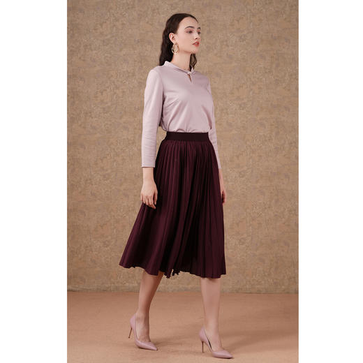 乔万尼a字半裙百褶百搭减龄设计半身裙ET1D503 商品图1