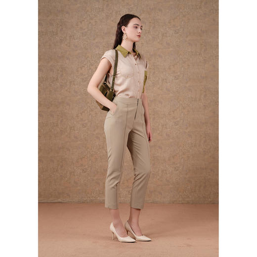 乔万尼修身哈伦裤时尚百搭烟管裤子ET3F706 商品图2