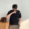 徐太浪商务休闲短袖POLO衫男2025新款夏季潮牌大码高级感拼色上衣 商品缩略图1