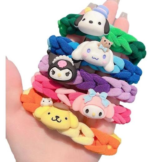 闺蜜成品男女朋友包diy皮筋发圈编织手工礼物手链情侣三丽鸥材料 商品图4