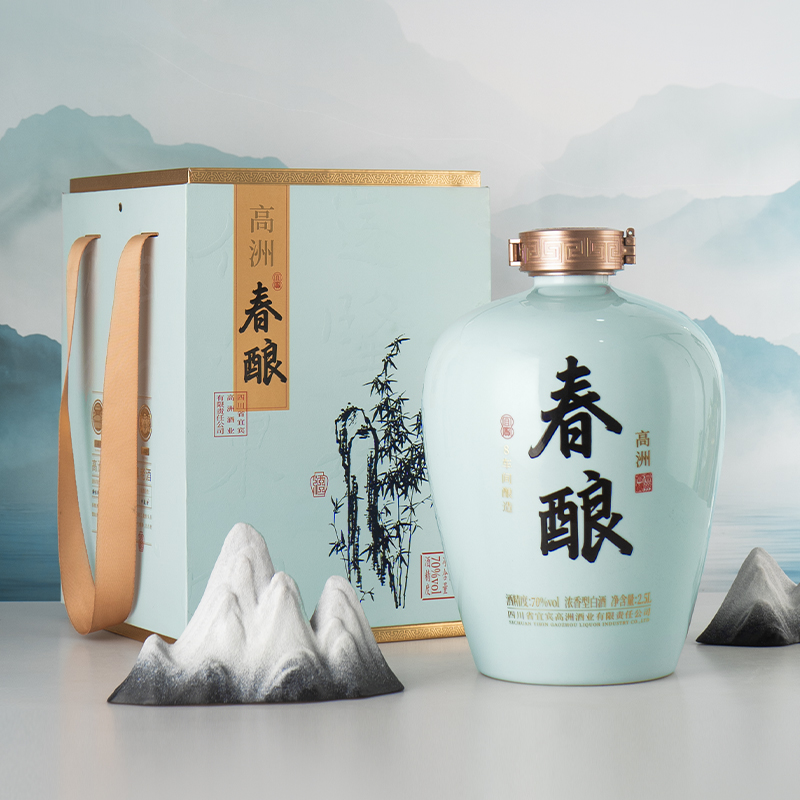 高洲酒业四十周年己巳蛇年春酿封坛原浆特级调味级酒体70度浓香型2500毫升/坛限量3000坛，一坛一编码拍一坛送250毫升品鉴装