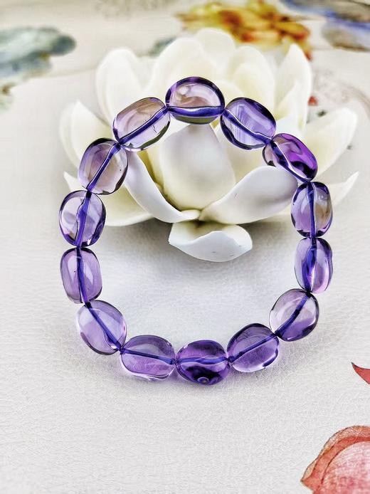 天然紫水晶单圈手串 商品图3
