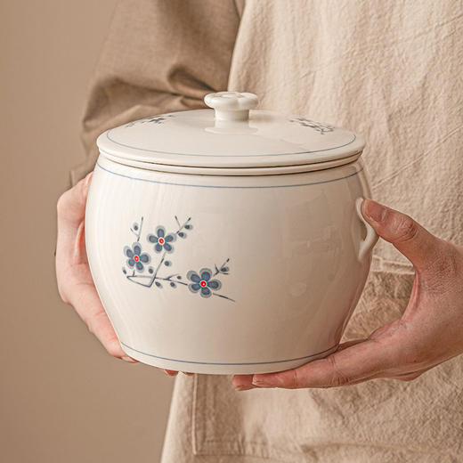 小汤盅鸭汤溢汤隔水孔免锅带汤闽南专用陶瓷过滤内胆滴溢大号炖盅 商品图3