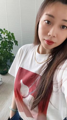 全棉福禄寓意进口日本印花T恤 葫芦“福禄” 胶印 100%棉 细腻布纹肌理 手感沙爽 简约舒适版型 微落肩设计