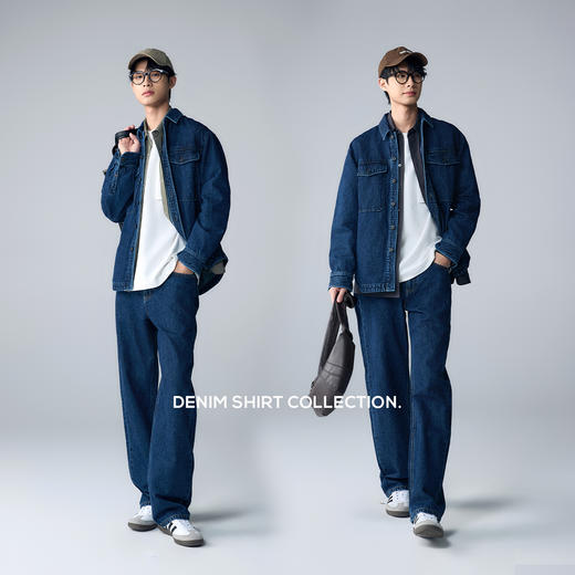 棉仓352804015-重磅棉麻水洗工装衬衫 商品图4