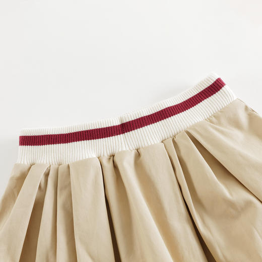 马克珍妮女童美式复古百褶短裙 儿童半身裙2025年春装新款250129 商品图4