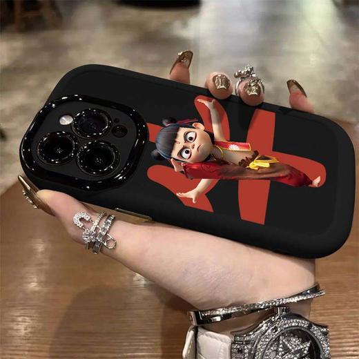 【抬腿哪吒苹果手机壳】适用苹果16PROMAX手机壳iPhone15plus创意14可爱13个性12。ry 商品图11