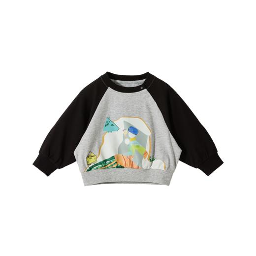 Cucutas男幼童长袖卫衣CY25SPW541橄榄绿/黑色（90#-130#） 商品图9