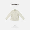 COCO ZONE 100棉高级感工装风百搭收腰翻领外套ACD1A0307 商品缩略图0