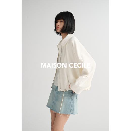MAISON CECILE 三色/亚麻宽松立体感轻盈舒适夹克外套 商品图1