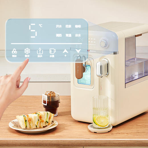 卓朗饮水机家用 即热式饮水机制冷块制热制冰机家用全自动 台式冷热两用小型迷你桌面办公室饮水器 商品图6