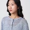 2楼素然粗针亚麻圆领针织开衫吊牌价1950 商品缩略图4