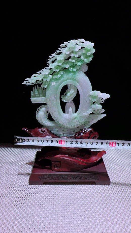 620885翡翠摆件【神龙护主】 商品图2