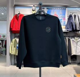 安踏男女同款2025春圆领宽松时尚百搭针织运动套头卫衣 172517702