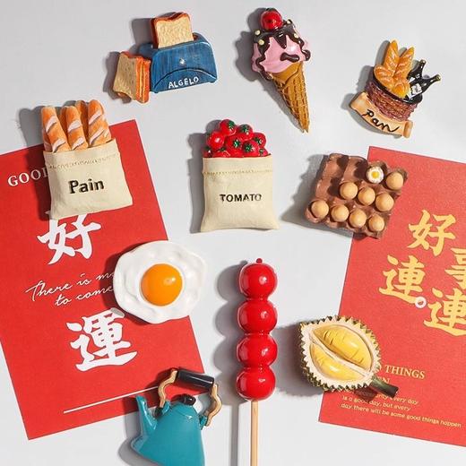 装饰冰箱贴水果可爱ins贴仿真立体磁贴创意美食个性3d磁吸趣味 商品图2