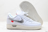 耐克OFFWHITE x NIKE AIR FORCE 1低帮休闲运动板鞋DX1419-500男鞋 商品缩略图4