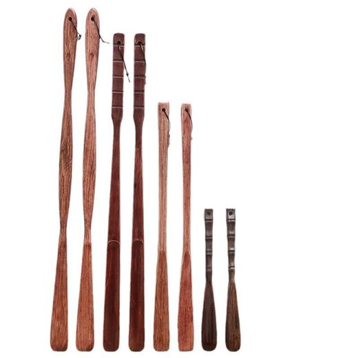 器实木弯腰穿鞋孕妇提鞋木质懒人老人鞋拔不长柄鞋拔子器家用鞋拔 商品图4