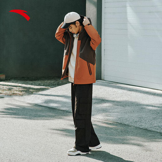 安踏（ANTA）樊振东同款  防泼水外套男子防风运动夹克上衣152517638S 商品图1