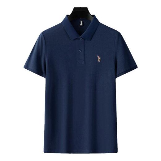 男装夏季新款polo衫上衣男士大码休闲男装短袖T恤纯色t恤衫    PSL-8393 商品图4