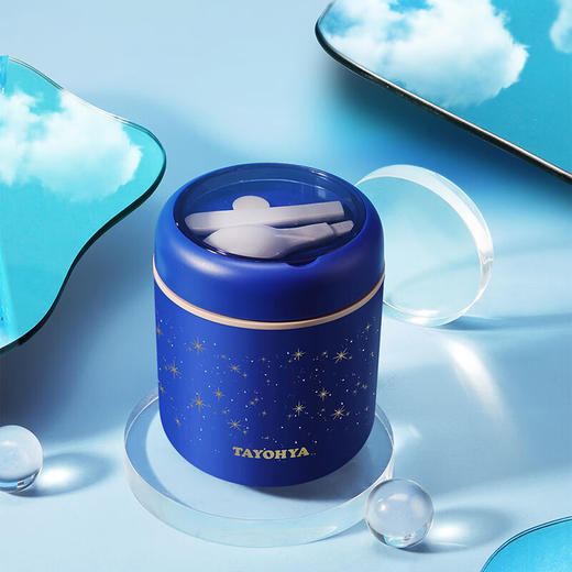 多样屋TA21-0011BP皓天迷你不锈钢汤罐530ML 商品图1