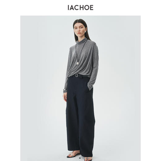 棉仓3621501004-IACHOE百褶T恤 商品图0