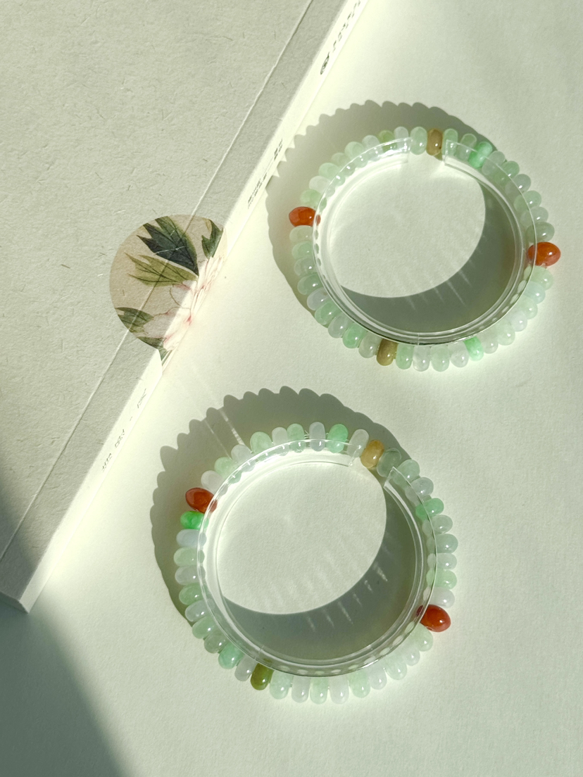 【青青子衿·翡翠手链】