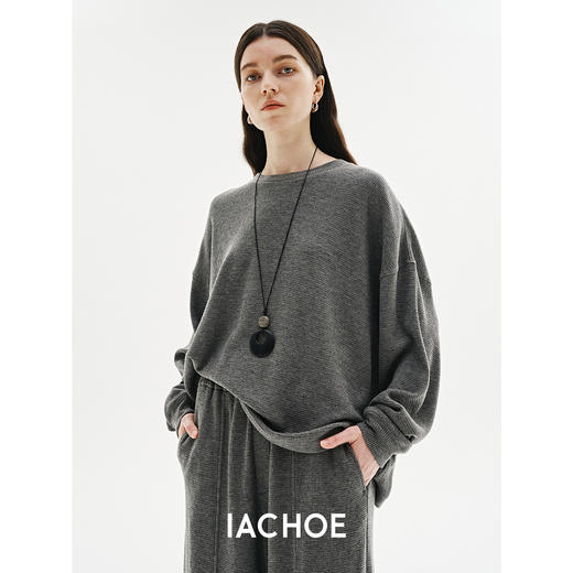 棉仓3621501009-IACHOE华夫格T恤 商品图0