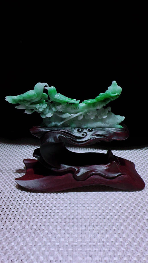 620884翡翠摆件【喜上眉梢 喜事连连】 商品图4