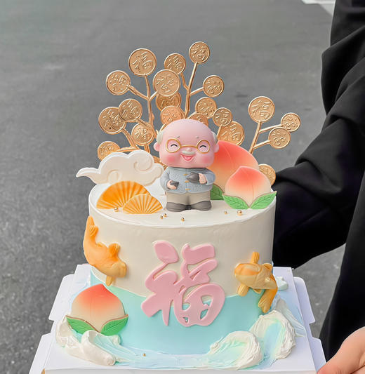 福气寿桃爷爷（可换奶奶） 商品图0