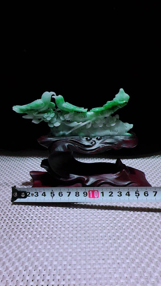 620884翡翠摆件【喜上眉梢 喜事连连】 商品图1