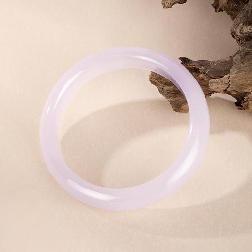 【稀有】周六福巴西紫罗兰玉髓手镯ZLFJ102055★ 商品图3