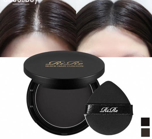 韩国 RIRE防水防汗发际线粉气垫(#2自然棕） -14g 商品图3